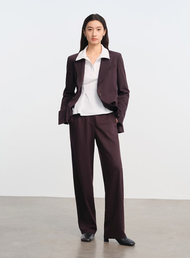 立體剪裁抗皺西裝外套