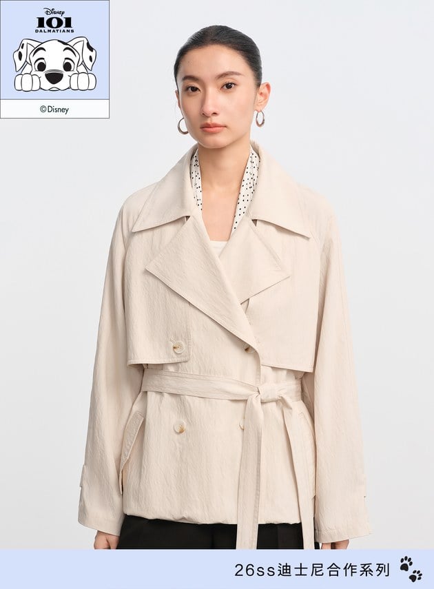 DISNEY｜經典層次結構風衣