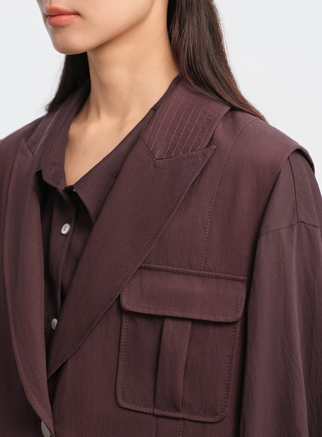 不對稱立體剪裁馬甲