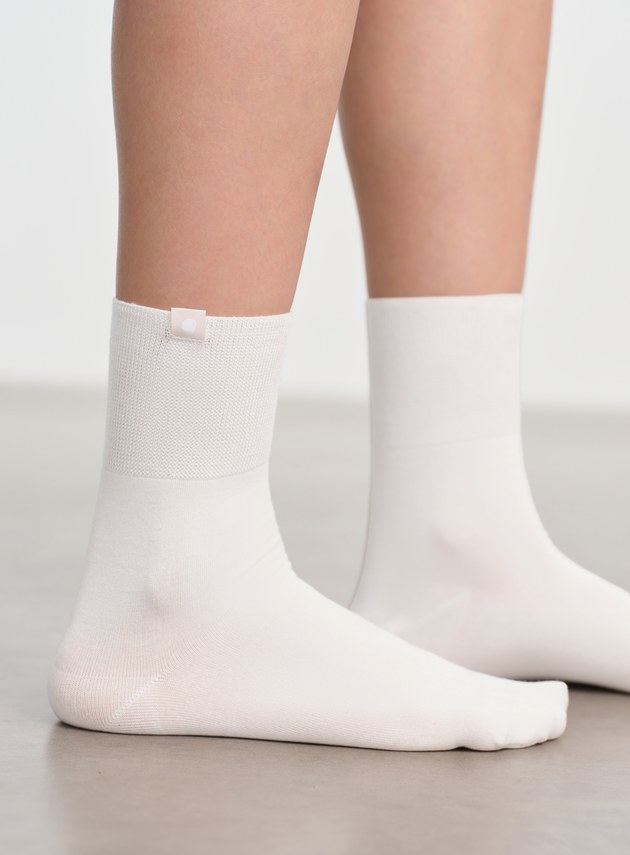 蠶絲莫代爾中筒襪