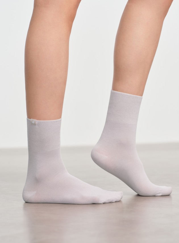 蠶絲莫代爾中筒襪