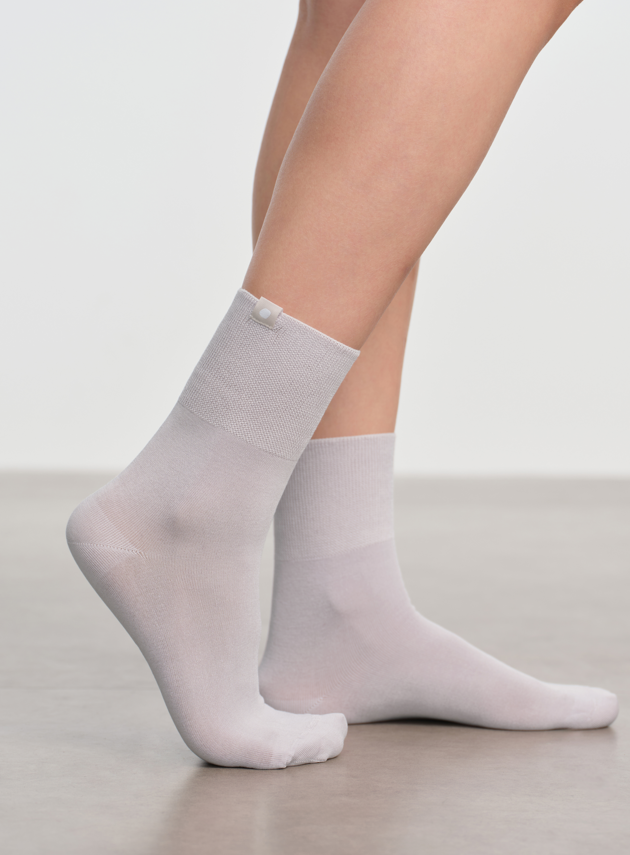 蠶絲莫代爾中筒襪