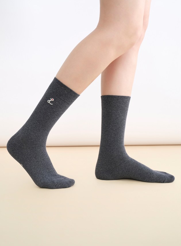 Leland Lee藝術家聯名-刺繡中筒襪