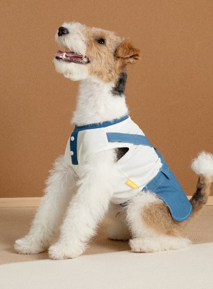 DOSIDO_仿丹寧吊帶裙