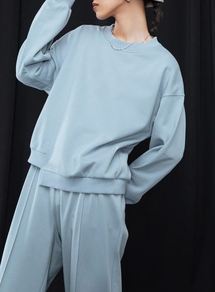 不對稱解構印花衛衣