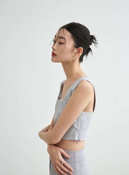 短版抹胸小背心