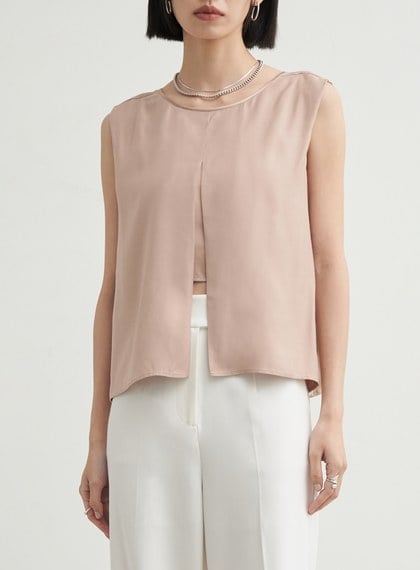 兩穿極簡親膚無袖背心