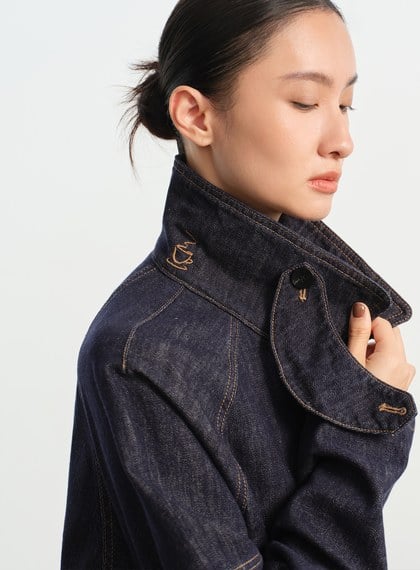 慵懶水洗感牛仔夾克