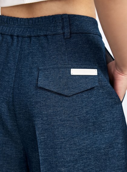 仿牛仔休閒短褲