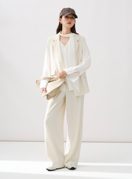 Signature Suit - 簡約直筒西裝褲