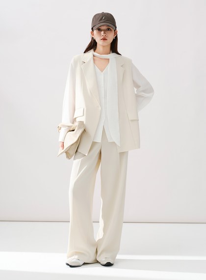 Signature Suit - 簡約不對稱西裝背心