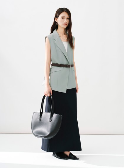 Signature Suit - 簡約不對稱西裝背心