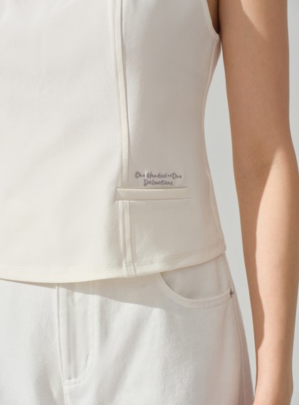 DISNEY｜刺繡短版BRA背心