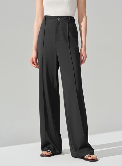 經典不對稱立體剪裁西裝褲