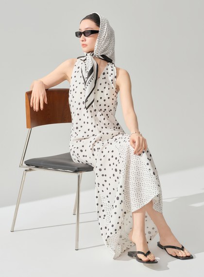 DISNEY｜波點印花BRA洋裝