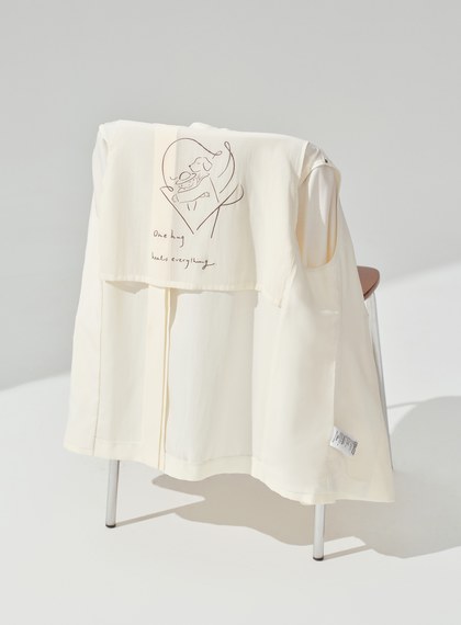 垂墜感不對稱西裝外套