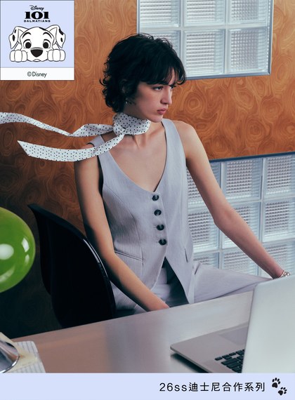 DISNEY｜優雅剪裁西裝背心