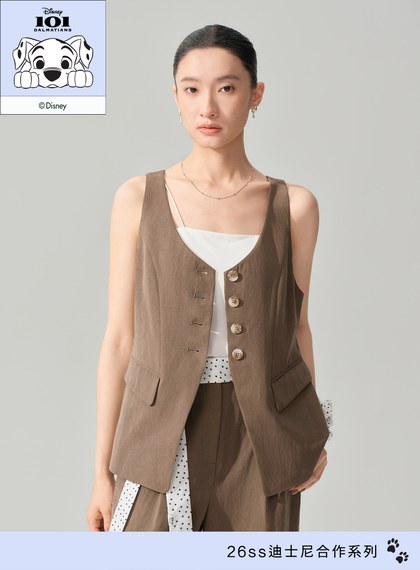 DISNEY｜優雅剪裁西裝背心