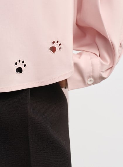 DISNEY｜趣味刺繡百搭襯衫