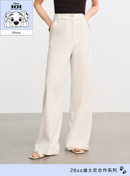 DISNEY｜復古仿丹寧寬褲