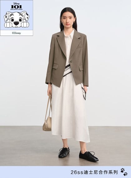 DISNEY｜不對稱立體剪裁西外