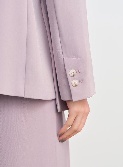 俐落抗皺單扣西裝外套