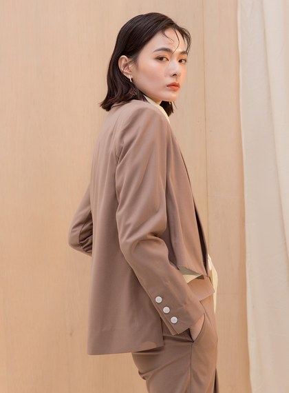 前短後長單釦西外